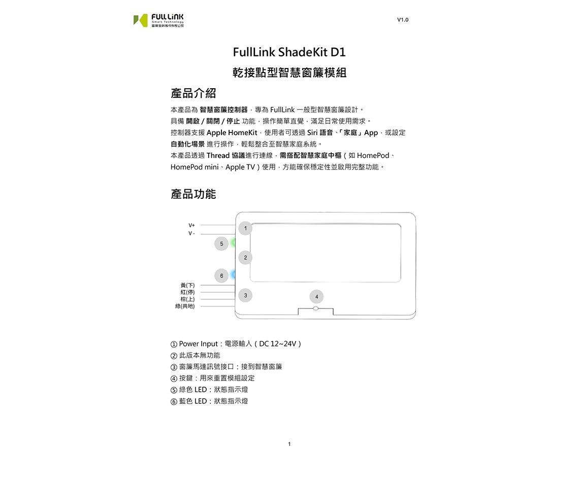FullLink ShadeKit D1 v1.0